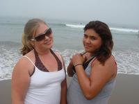Ashley and Selena at the beach