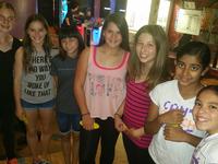 The girls at Laser Quest