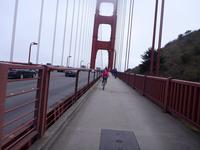 Rachel on the Golden Gate Bridge