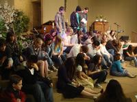 Prayer time before Youth Sunday