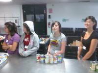 At the Second Harvest food bank