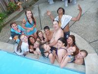 14 in the hot tub