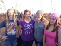 The girls at the corn maze
