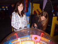 Ashley playing wheel of fortune