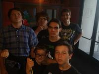 The boys at Laser Quest