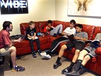 William teaching the middle school boys