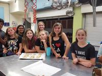 Making cookies at Youth Group