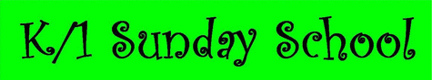 K/1 Sunday School
