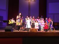 The children singing