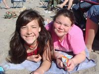 Ashley and Emily at Waddell beach