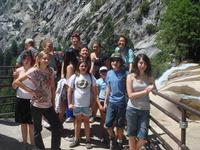 We made it to the top of Vernal Falls.  Yeah!!