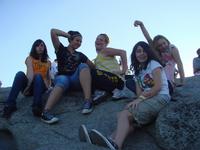 The girls at Glacier Point