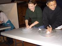 Faith and Miguel finally washing their hands