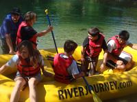 Loading the raft