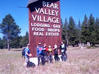 Disc golfing at Bear Valley Village