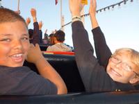 Michael and Ryan on the Giant Dipper