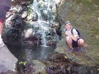 Jason next to the falls