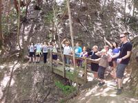 On the contour trail at Uvas Canyon