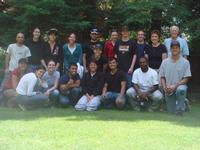 The gang at Dwight's parent's house in Oakdale