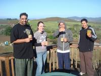 Anoop, Melissa, Larry, and Victor enjoying the Mexico mornings