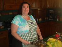 Allyson making meals for us