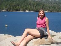 Amy at Lake Alpine