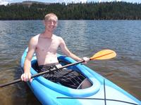 Matt ready to take out the kayak