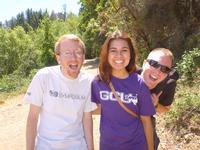 Chris, Karena, and Matt at Mountain Thrash