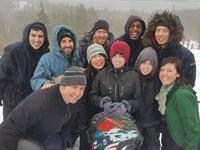 Winter Retreat sledding