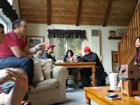 Darren teaching at the retreat