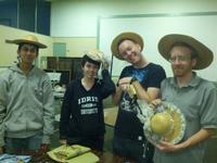 Found some cool hats at the Rummage Sale setup