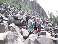 Reflect, before conquering the Devil's Postpile