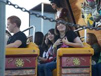 Camille, Carmen, and Athena on the Pirate Ship