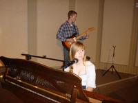 Alaina leading worship