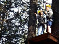 kevin about to zipline